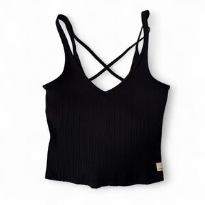 Vuori Ribbed Crop Tank Top